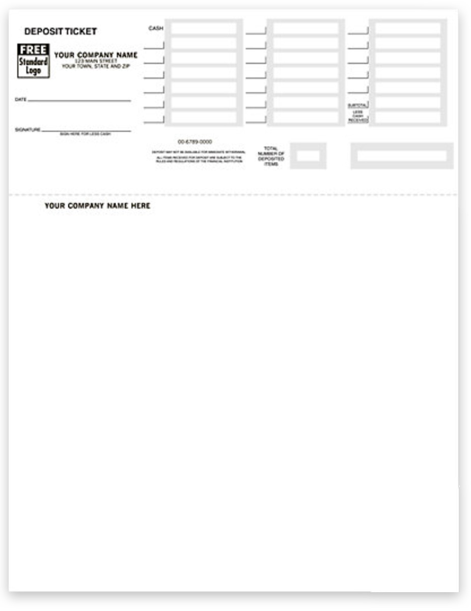Laser Direct Deposit Form for QuickBooks and Other accounting software - DiscountTaxForms.com
