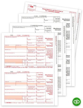 Intuit QuickBooks Compatible 1099-MISC Tax Forms Set for 2023. Official 1099MISC Forms at Big Discounts, No Coupon Needed - DiscountTaxForms.com