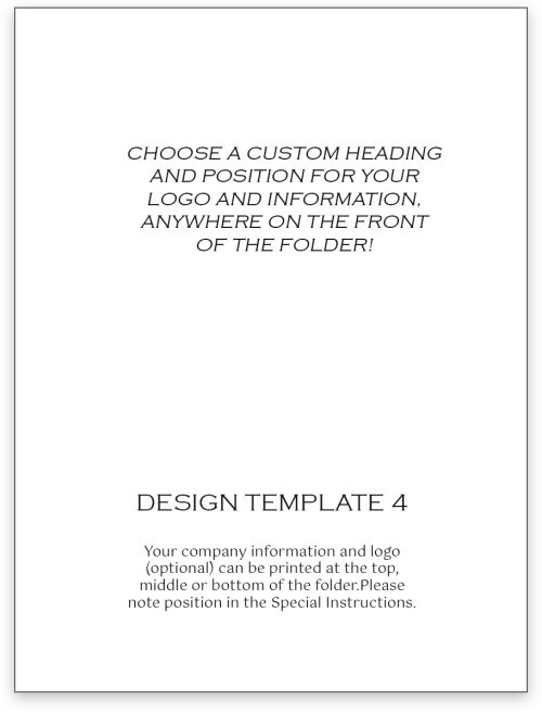 Foil Stamped Custom Tax Return Folders Template with Accountant Logo, Name and Info - DiscountTaxForms.com