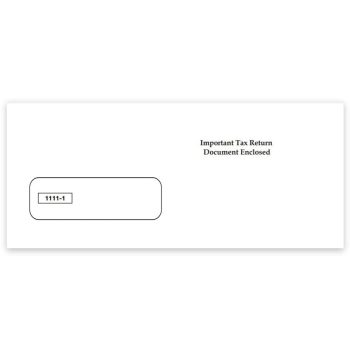 1042 Tax Form Envelopes with One Single Window - DiscountTaxForms.com