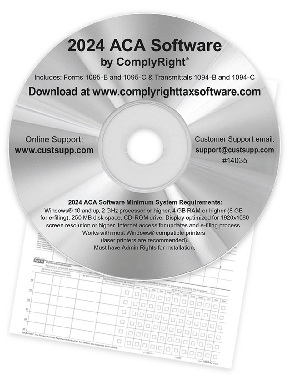 ACA 1095 Software for Printing Employee 1095B 1095C, E-filing 1095 with the IRS for the 2024 tax year - DiscountTaxForms.com