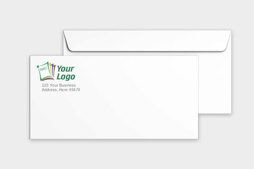 Custom Printed #10 Envelopes without Window, Discount Prices - No Coupon Code Needed - DiscountTaxForms.com