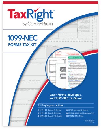 1099NEC Software and Efiling Kit with 1099-NEC Forms and Envelopes - DiscountTaxForms.com