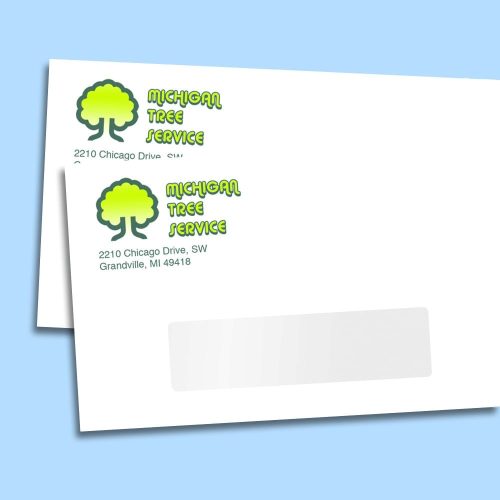 #10 Window Envelope Custom Printing with 2 Colors - Phase3Graphics.com