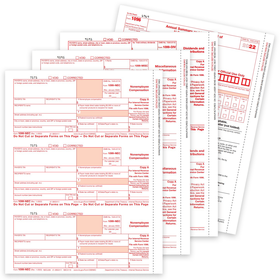 Order 1099 Copy A Tax Forms for 2022 - DiscountTaxForms.com