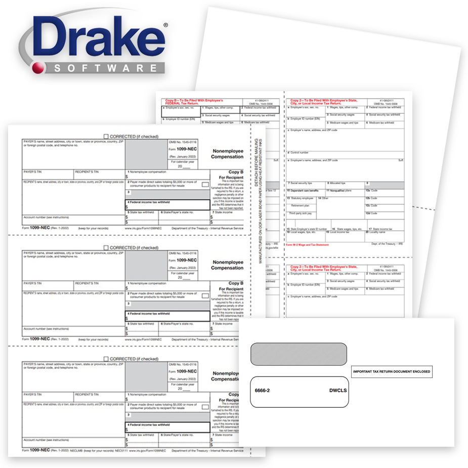 Drake Software Compatible Tax Forms