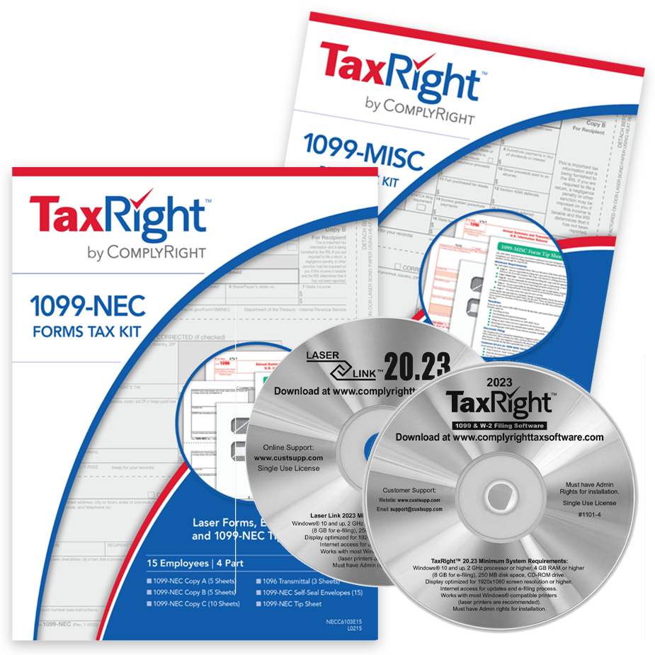 1099 Software and Form Kits with E-Filing Options - DiscountTaxForms.com