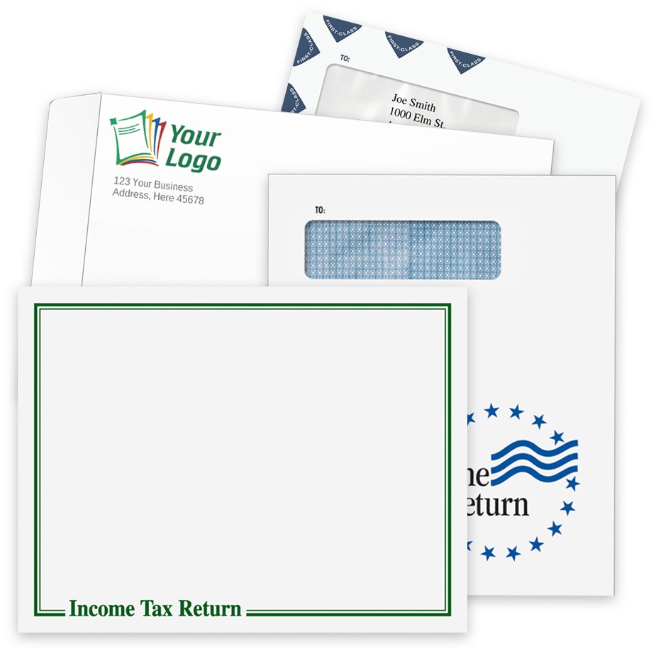 Client Income Tax Return Envelopes for CPAs and Accountants at Big Discounts, No Coupon Needed - DiscountTaxForms.com