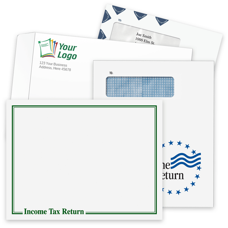 Client Income Tax Return Envelopes for CPAs and Accountants at Big Discounts, No Coupon Needed - DiscountTaxForms.com