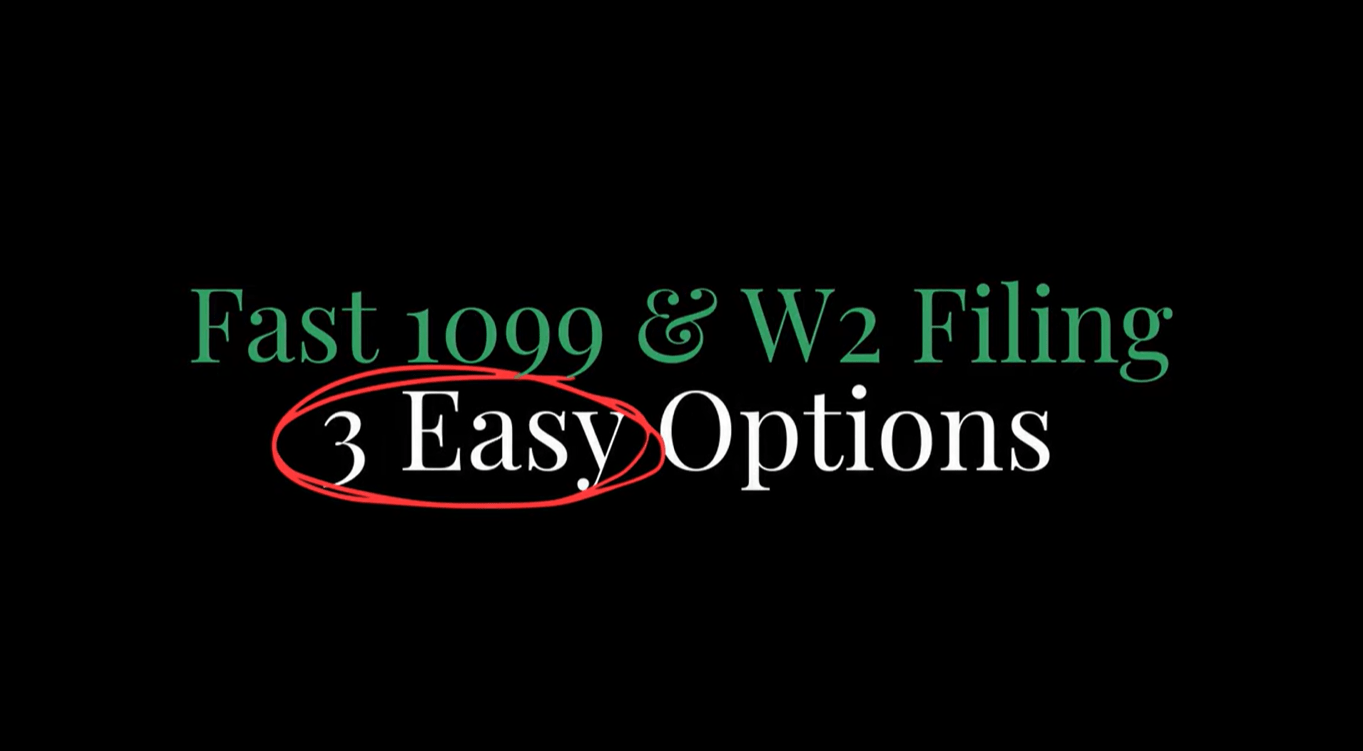 3 Easy Ways to File 1099 & W2 Forms