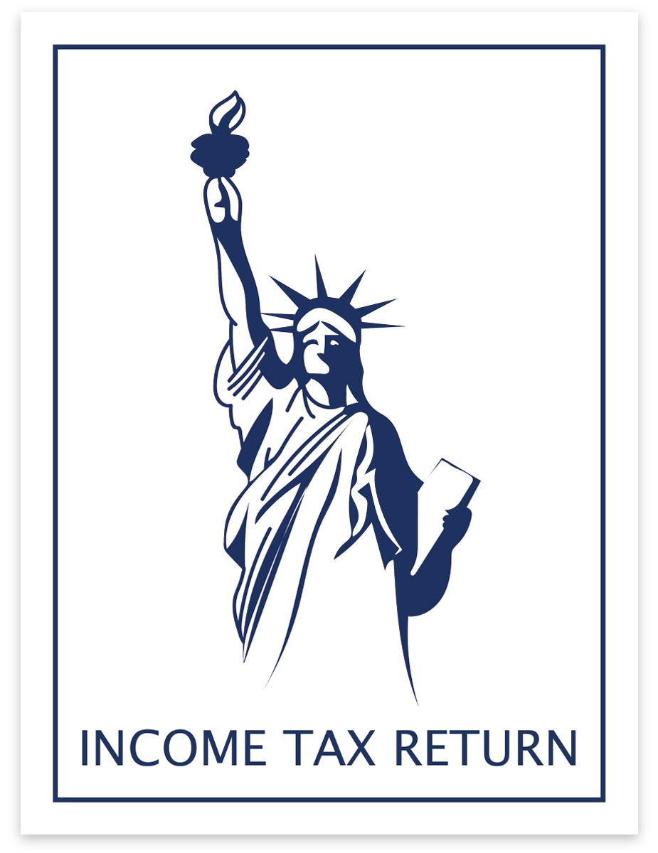 Lady Liberty Client Tax Presentation Folder for Income Tax Returns, 9x12, 2 Pockets, White Paper Stock, Big Discounts, No Coupon Needed - DiscountTaxForms.com